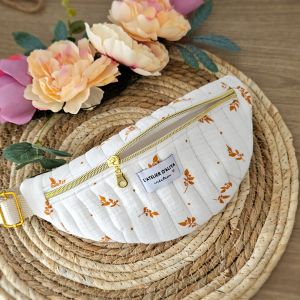 Sac banane enfant feuille chocolat